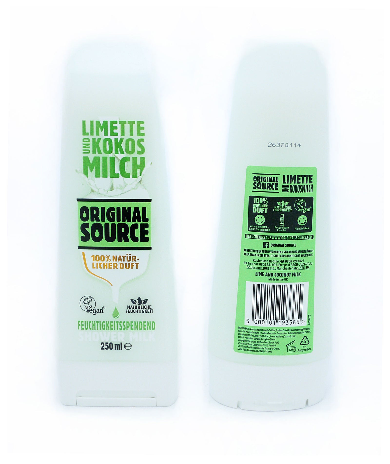 Original Source Coconut and Shea Butter Shower Gel 250ml Original Source Coconut and Shea Butter Shower Gel 250ml
